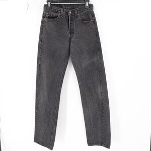 Vintage Levis 501 0660 Jeans Mens 28x32 Cotton Straight Leg Mid Rise Made in USA